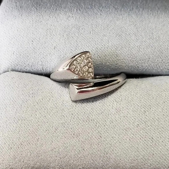 NWOT 925 Sterling Silver Womens Wrap Around Regal Ring Size 6-8 - Picture 2 of 4